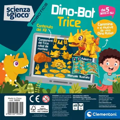 Clementoni Robotik Laboratuvarı - Dinobot İceratops 75074 - 5