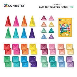Connetix Glitter Castle Pack Manyetik Bloklar - 48 Parça - 6