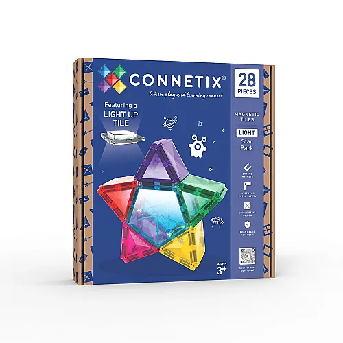 Connetix Light Star Pack Manyetik Bloklar - 28 Parça - 1