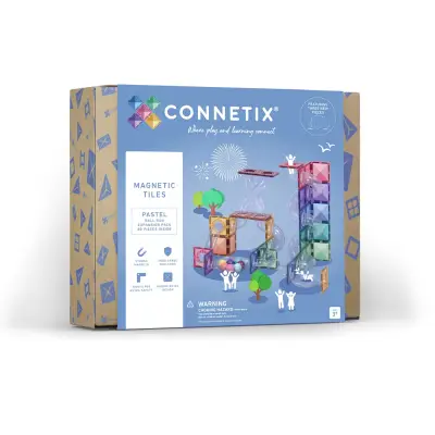 Connetix Pastel Ball Run Expansion Set - 80 Parça CON-EU-P80BR - 1