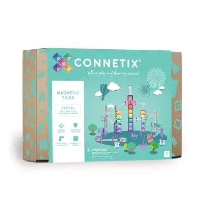 Connetix Pastel Ball Run Set - 106 Parça CON-EU-P106BR - 1