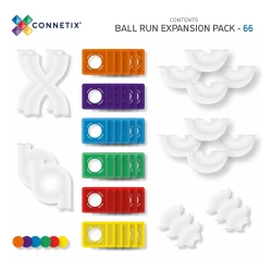 Connetix Rainbow Ball Run Expansion Set - 66 Parça CON-EU-66BR - 2