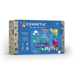 Connetix Rainbow Ball Run Expansion Set - 66 Parça CON-EU-66BR - 1