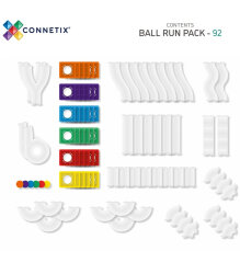 Connetix Rainbow Ball Run Set - 92 Parça CON-EU-92BR - 2