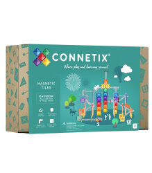 Connetix Rainbow Ball Run Set - 92 Parça CON-EU-92BR - 1