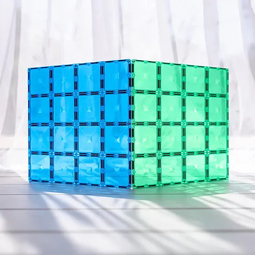 Connetix Rainbow Blue & Green Base Plate Manyetik Bloklar - 2 Parça - 2