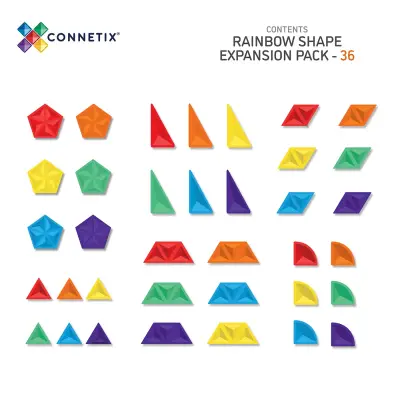 Connetix Rainbow Shape Expansion Set - 36 Parça CON-EU-36SE - 2