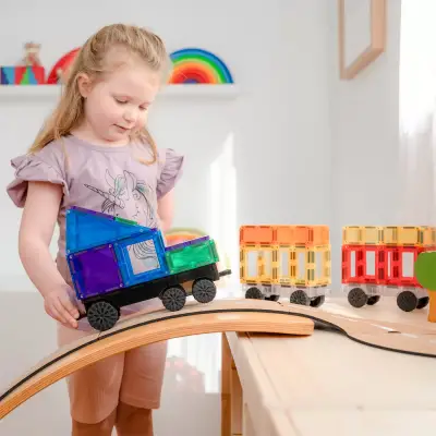 Connetix Rainbow Transport Set - 50 Parça CON-EU-50T - 10