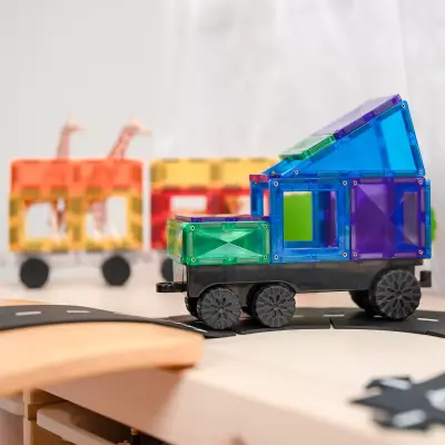Connetix Rainbow Transport Set - 50 Parça CON-EU-50T - 4