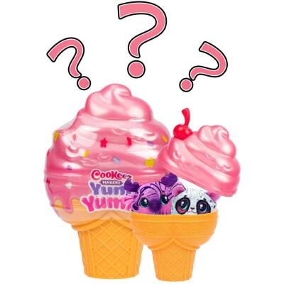 Cookeez Makery Yum Yumz Dondurma Kokulu Peluş 2’li Sürpriz Paket CKE05000 - 1