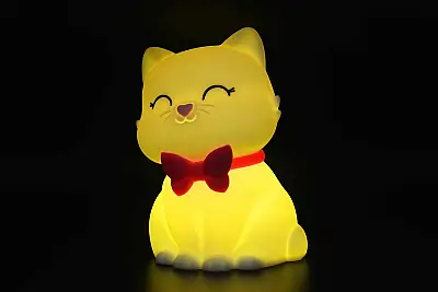 Dhink Silikon Gece Lambası Kedi Toshbeyaz Dhınk434-01 - 5