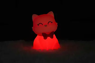 Dhink Silikon Gece Lambası Kedi Toshbeyaz Dhınk434-01 - 7