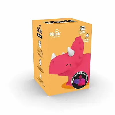 Dhink Silikon Gece Lambası Triceratops Pembe Dhınk440-01 - 7
