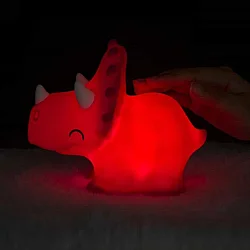 Dhink Silikon Gece Lambası Triceratops Pembe Dhınk440-01 - 6