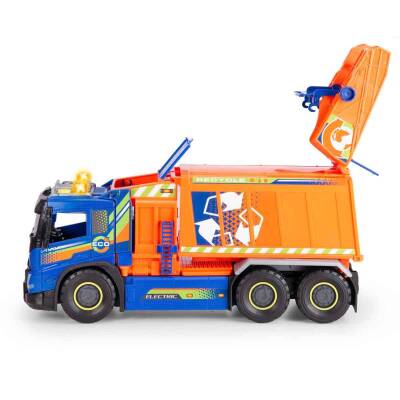 Dickie Sesli ve Işıklı Dev Çöp Kamyonu 55 cm 203749037 - 3