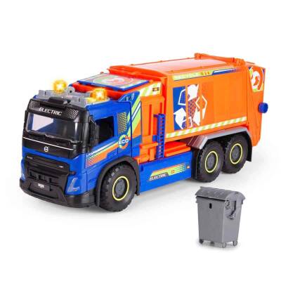 Dickie Sesli ve Işıklı Dev Çöp Kamyonu 55 cm 203749037 - 1