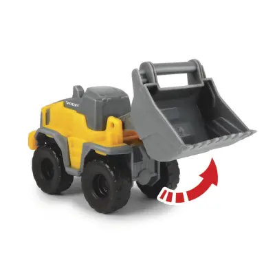 Dickie Mack Volvo Micro Builder Truck İnşaat Kamyonu 203725005 - 6