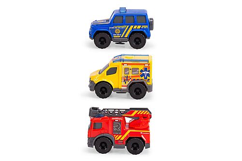 Dickie Micro Rescue Force Acil Durum Araç Seti 203712029 - 3