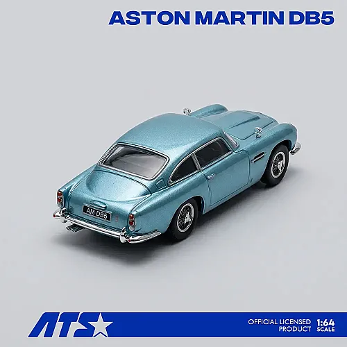 Die Cast Ats 1/64 Aston Martin Db5 - 881205 - Caribbean Pearl Blue - 3