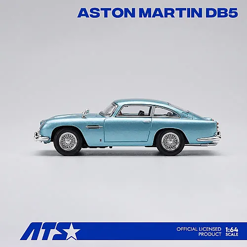 Die Cast Ats 1/64 Aston Martin Db5 - 881205 - Caribbean Pearl Blue - 5