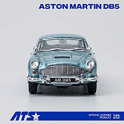 Die Cast Ats 1/64 Aston Martin Db5 - 881205 - Caribbean Pearl Blue - 6