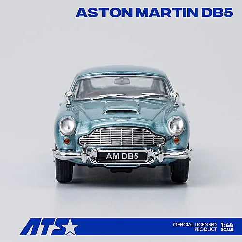 Die Cast Ats 1/64 Aston Martin Db5 - 881205 - Caribbean Pearl Blue - 6