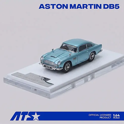 Die Cast Ats 1/64 Aston Martin Db5 - 881205 - Caribbean Pearl Blue - 8