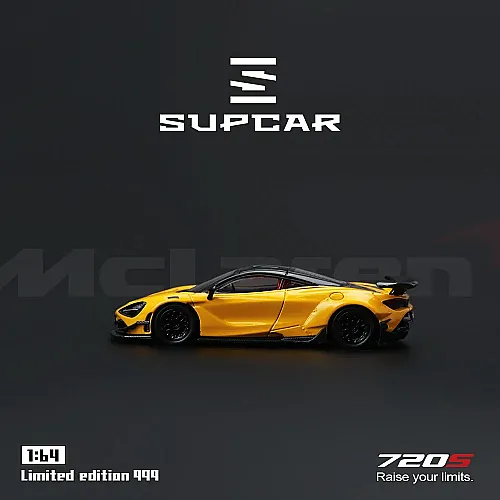 Die Cast McLaren 720S Jaune - Sc64046 - Volcanic Yellow - 4