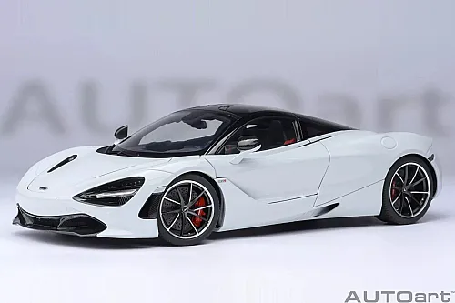 Die Cast McLaren 720S - Sc64047 - Silica White - 4
