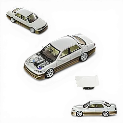 Die Cast Mortal 64 1/64 - Pearl White & With Gold - Başel Toys