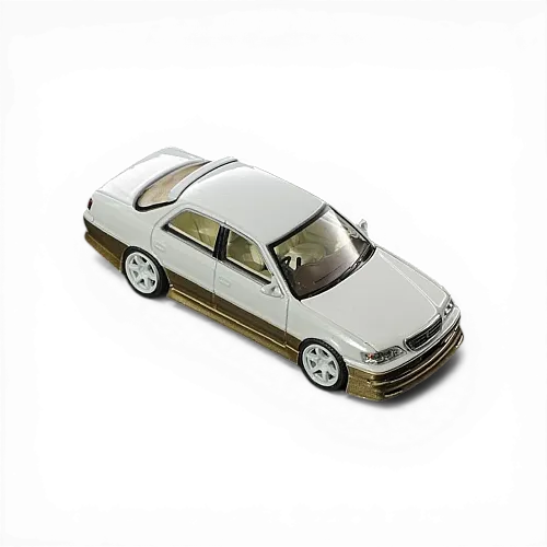 Die Cast Mortal 64 1/64 - Pearl White & With Gold - 3