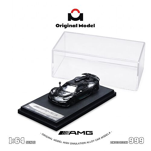 Die Cast Original Model Mercedes Benz Amg One 1/64 - Om646411 - Starlight Black - 1