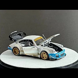 Die Cast Pgm RWB 930 - Matte White - 640211 - Luxury Version - 4