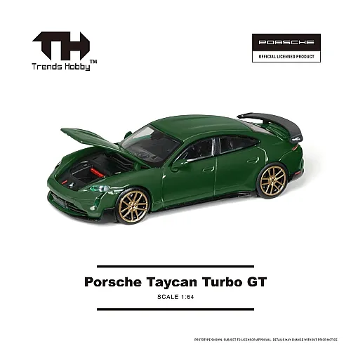 Die Cast Trends Hobby - Porsche Taycan Turbo GT (Yeşil) - #241087C - 3