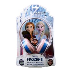 Disney Frozen Karlar Ülkesi Anna Elsa Lisanslı Bluetooth Kablosuz Çocuk Kulaklığı DY-1006-F - Volkano