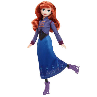 Disney Karlar Ülkesi Buz Pateni Temalı Anna Bebek JBG54 - 2