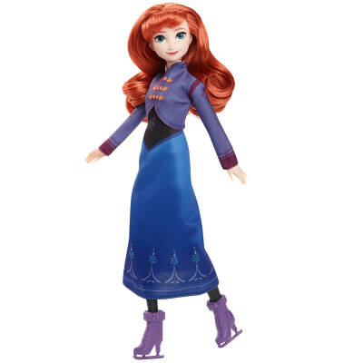 Disney Karlar Ülkesi Buz Pateni Temalı Anna Bebek JBG54 - 3