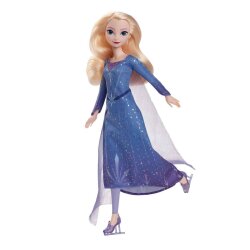 Disney Karlar Ülkesi Buz Pateni Temalı Elsa Bebek JBG53 - 3