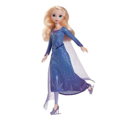 Disney Karlar Ülkesi Buz Pateni Temalı Elsa Bebek JBG53 - 3