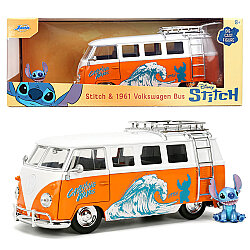 Disney Stitch 1961 Volkswagen Bus ve Stitch Figürü 1:24 - Simba