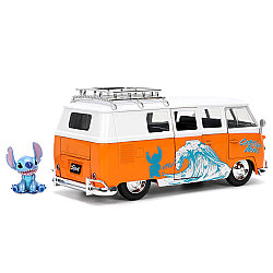 Disney Stitch 1961 Volkswagen Bus ve Stitch Figürü 1:24 - 3