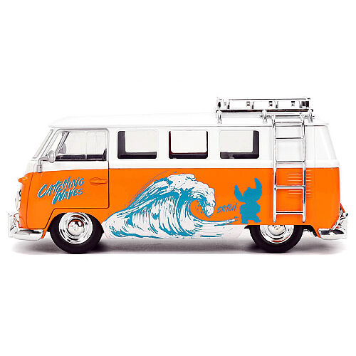 Disney Stitch 1961 Volkswagen Bus ve Stitch Figürü 1:24 - 4