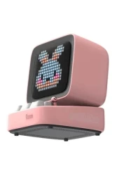 Divoom Ditoo Mic Piksel Ekranlı Karaoke Mikrofonlu 15W Pembe Bluetooth Hoparlör - 3