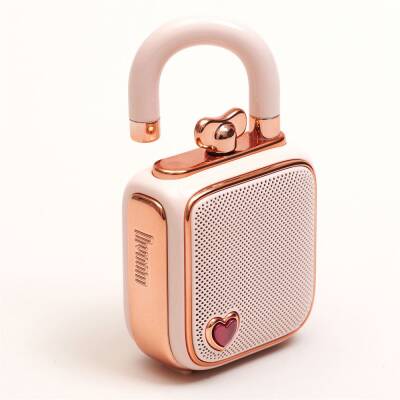 Divoom LoveLock Mini Bluetooth Hoparlör Pembe - 1