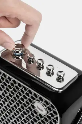 Divoom SongBird-HQ Çift Mikrofonlu Bluetooth Hoparlör Siyah - 4