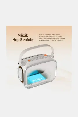 Divoom SongBird Ultra 100W Çift Mikrofonlu Karaoke Bluetooth Hoparlör, Taşınabilir Ses Bombası - 3