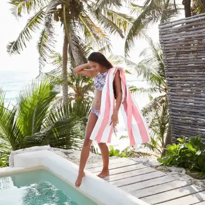 Dock& Bay L Plaj Havlusu Cabana - Malibu Pink Havlucab103 - 4