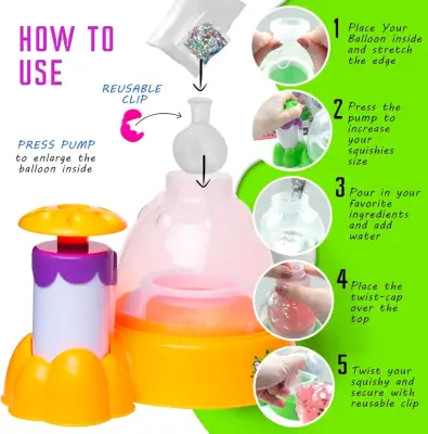 Doctor Squısh - Squıshy Maker Statıon Neon 5277 - 6