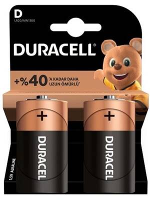 Duracell Basic D Boy Pil 2'li 5014140 - 1