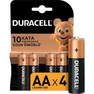 Duracell Basic Kalem Pil 4'lü Aa 5014080 - 1